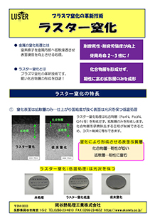 「ラスター窒化」パンフレット