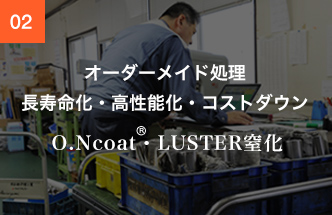 長寿命化・高性能化・コストダウンON.coat・LUSTER窒化